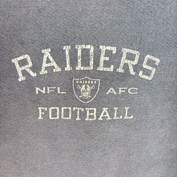 Vintage Oakland Raiders Crewneck Sweatshirt, XL, Black, Logo, NFL, - Picture 2 of 8